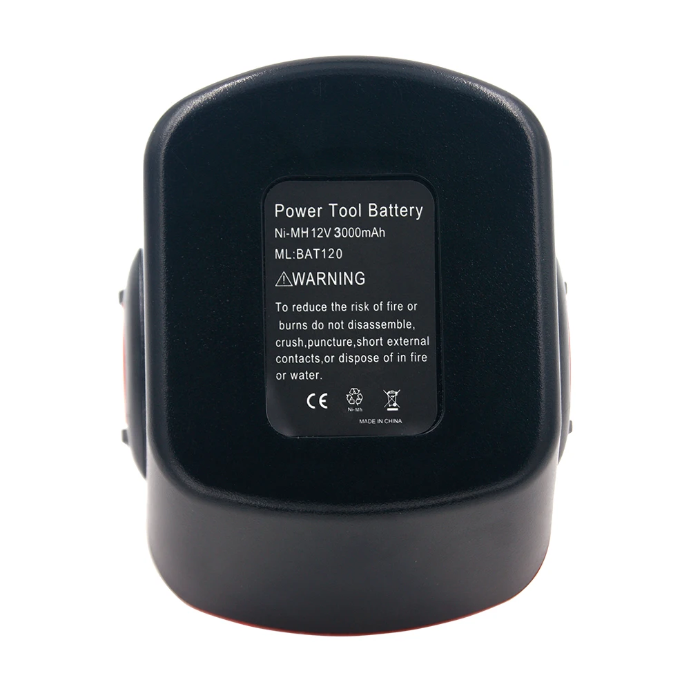 Перезаряжаемая батарея BAT043 BAT045 3000 мАч Ni-MH 12 В для электроинструментов Bosch BAT120 BAT139