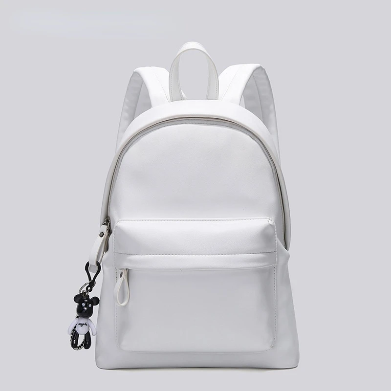 100% Lambskin Backpack Women's 2022 New Computer Backpack College Student Schoolbag Teenagers Bag for Women Laptop Bag Leather
