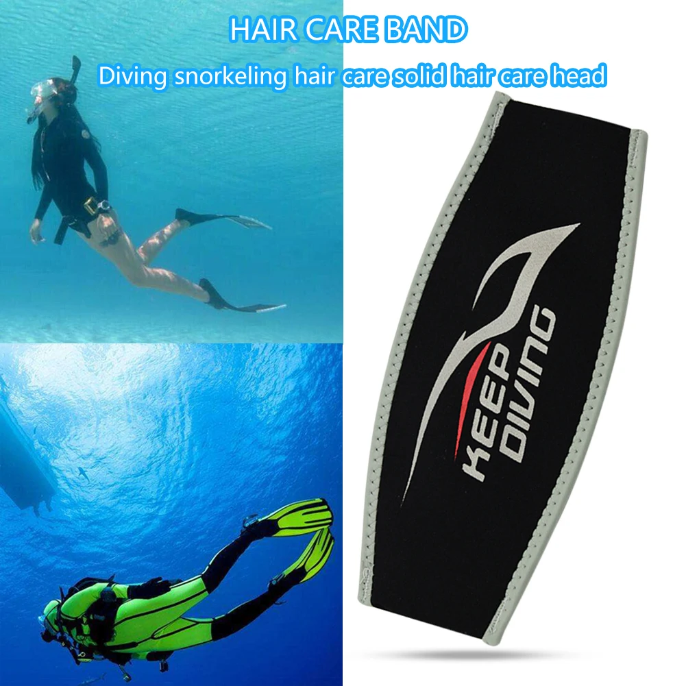 Неопреновая Маска для подводного плавания и дайвинга ремешок удобная мягкая