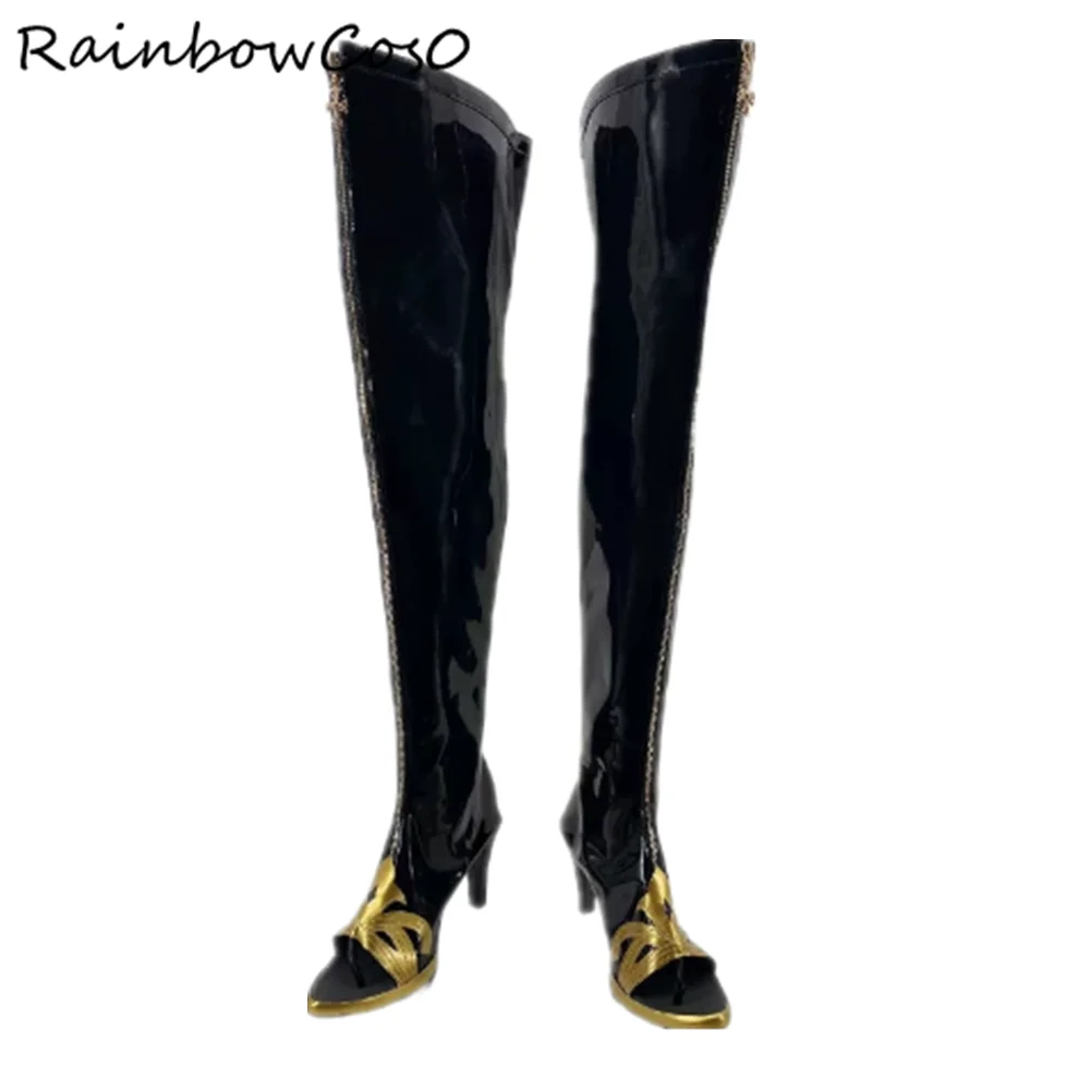 Обувь для косплея Gentiana ultifantasy XV сапоги аниме Хэллоуин RainbowCos0 W4269