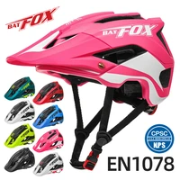 batfox cycling helmet women men ultralight mtb helmet pink mountain road bike bicycle helmet casco bicicleta bike equipment