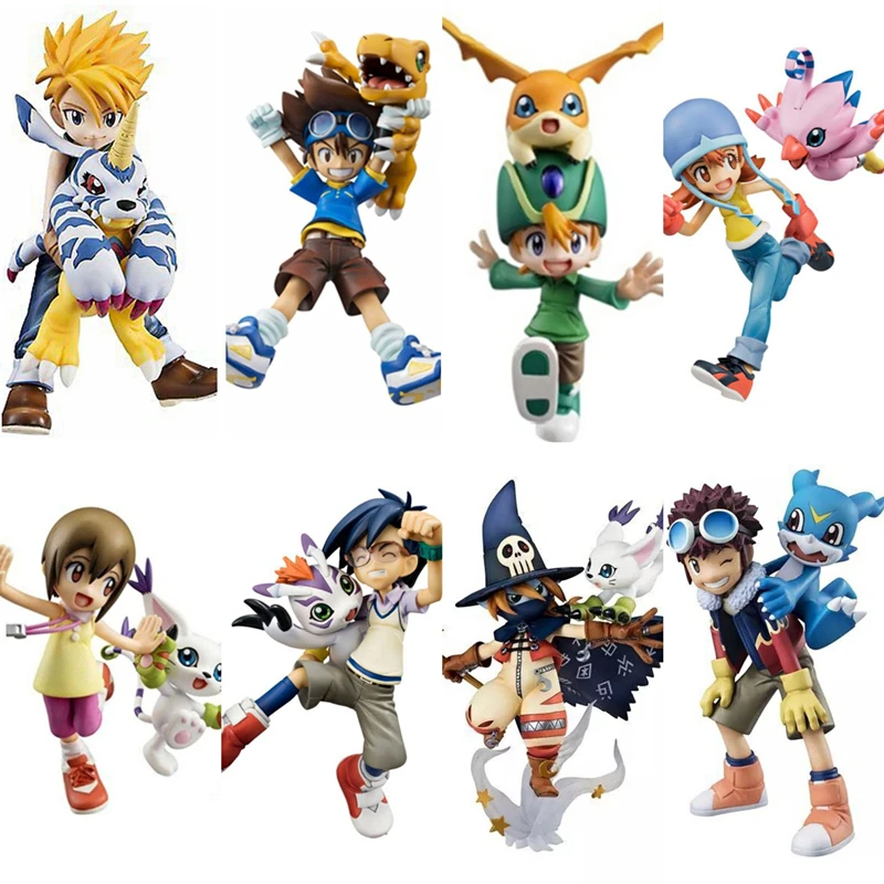 Аниме Фигурка цифрового Digimon Приключения ишида Ямато габумон Ягами тайчи агумон