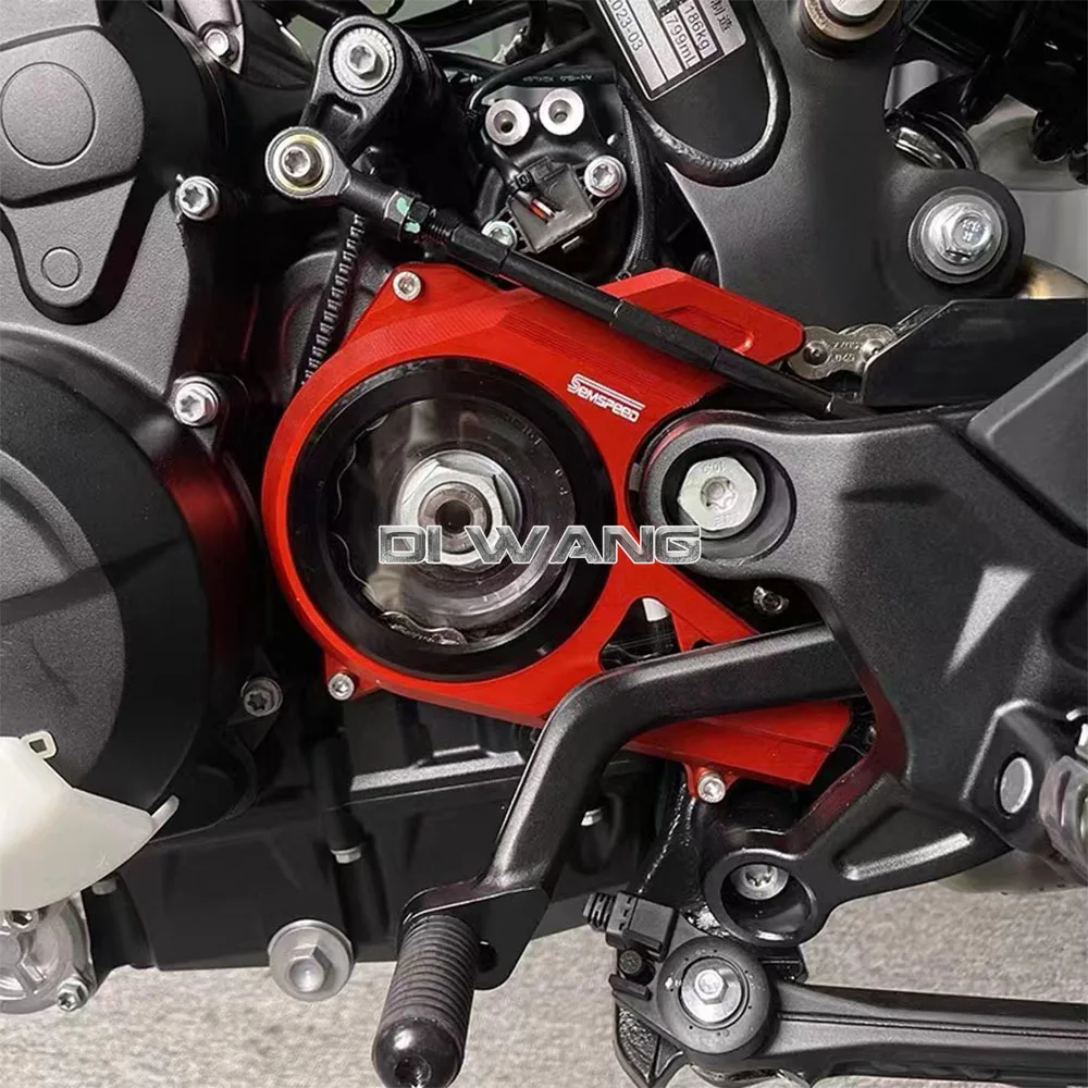 Модификация мотоцикла левая маленькая крышка прозрачная шестерни маленький