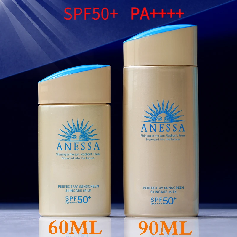 

Anessa Perfect UV Sunscreen Skincare Milk - SPF 50 Facial Body Sunscreen Whitening Sun Cream Facial Protection Cream 60ML/90ML