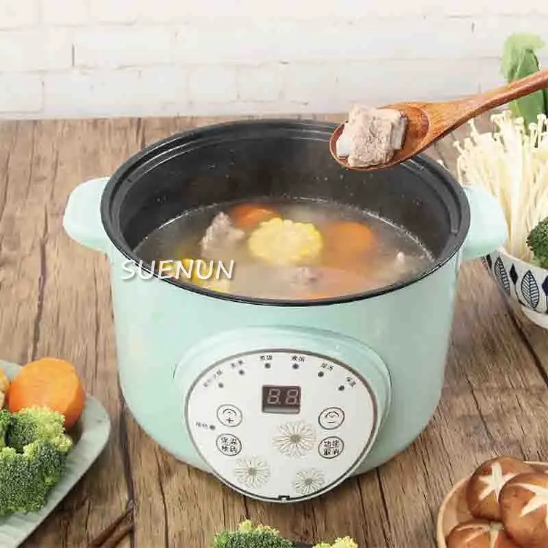 

Умная полностью автоматическая многофункциональная домашняя кастрюля для супа, паровая машина для риса, электрическая кастрюля для тушения