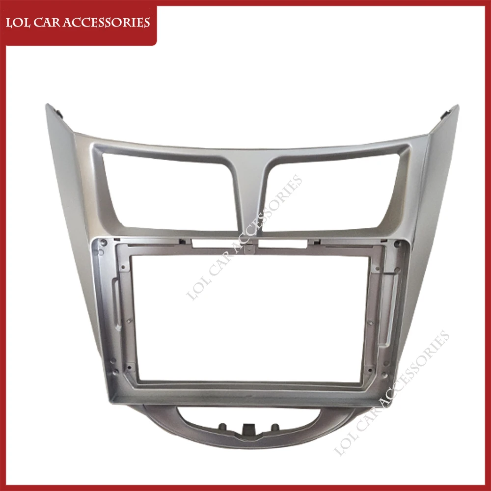 Для HYUNDAI I-25 I25 Accent Solaris Verna 2010 + автомобильное радио Android MP5 плеер Fascia Frame 2din головное