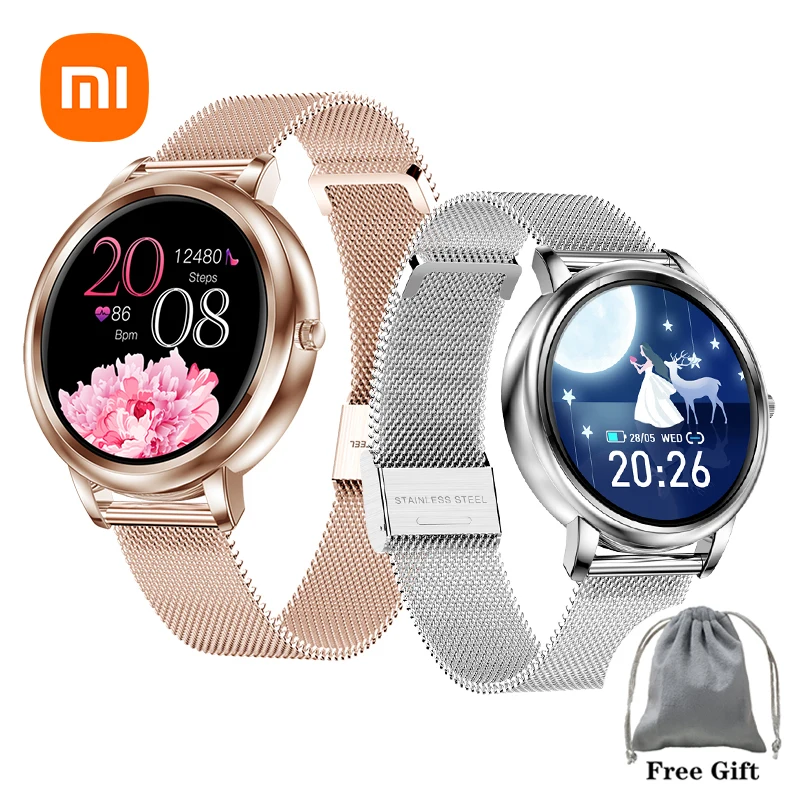 

Xiaomi Mijia Smart Watch For Women New Fashion HD Full Touch Heart Rate Blood Pressure Monitor Women's Fitness Sport Smart Watch