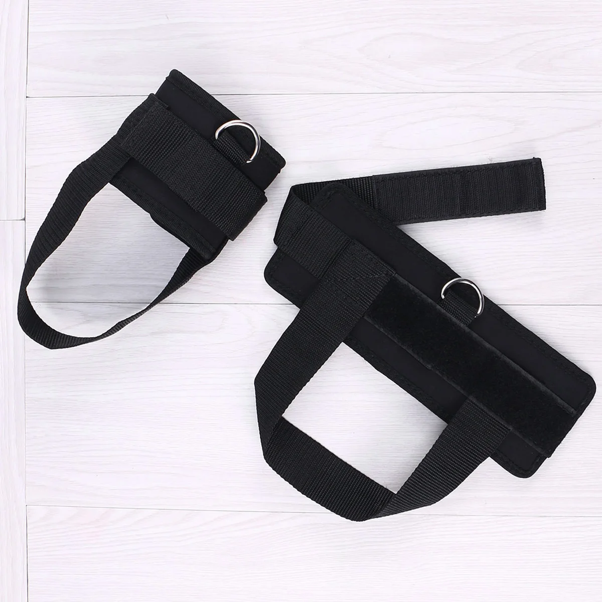

Ankle Strap Cuffs Exercise Padded Leg Straps Cuff Cable Support Workout Protector Machine Stabilizer Kickback Adjustable Fitness