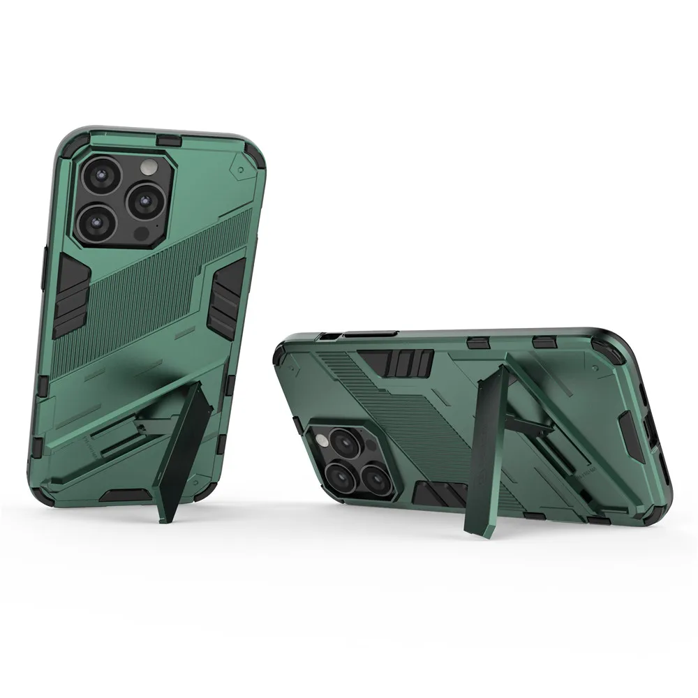 

For iPhone14 Pro Max Case For iPhone14 Pro Max Cover Stand Holder Rugged Silicone Bumper Cover For iPhone 14 13 12 11 Pro Max