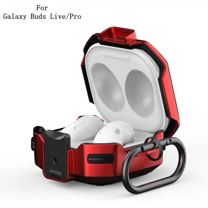 

Dust-proof Flip Earphone Protective Case With Switch Wireless Charging Disassembly Design For Samsung Galaxy Buds Live/pro