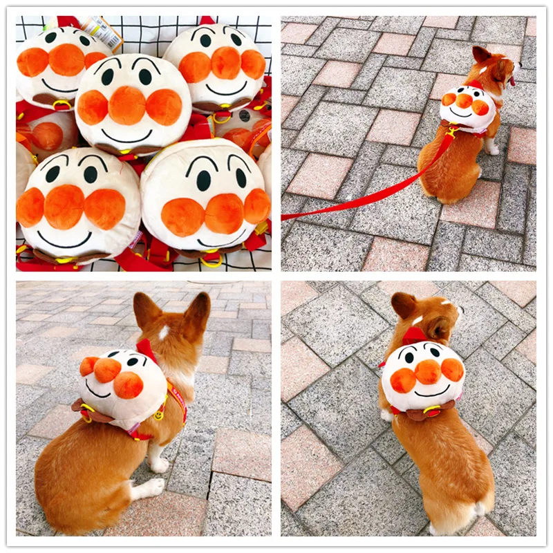 

Pet Bag Puppy Dog Harness With Leash Backpack Walking Snack Pocket Traveling Bags Save Pets Dogs Accessories Supplies Cartoon