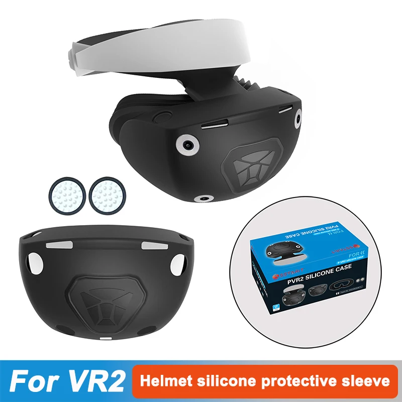 

for PS VR2 Helmet Full Cover Silicone soft Protective Case Anti-scratch for PS VR2 Glasses Protective Rubber Case Protect Sleeve