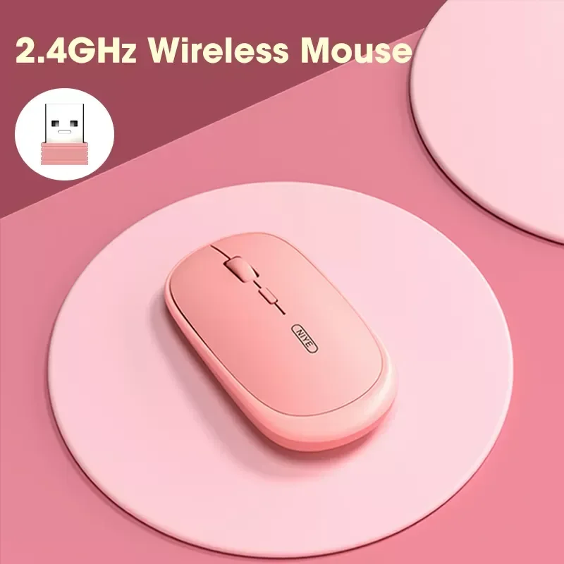 

Wireless Mouse 2.4GHz USB Mouse Silent Mute Mice 1600 DPI Adjustable Ergonomic Mice For Laptop PC Computer Home Office