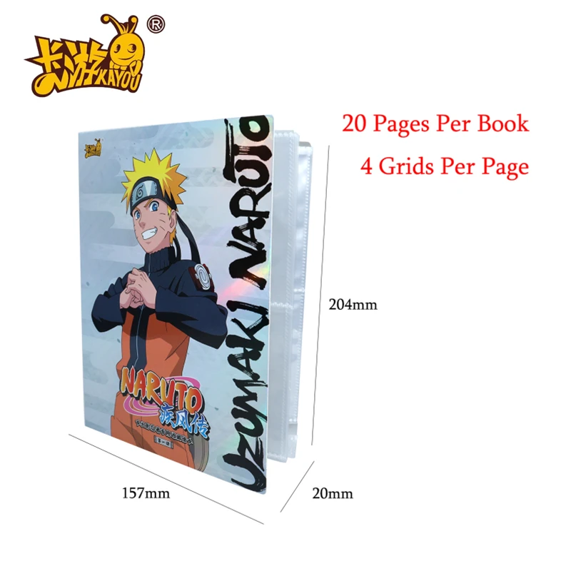 

Collect Book Anime Peripherals Collection Tool 2022 Naruto Christmas for Children Gifts Choose KAYOU Genuine Naruto Card Binder