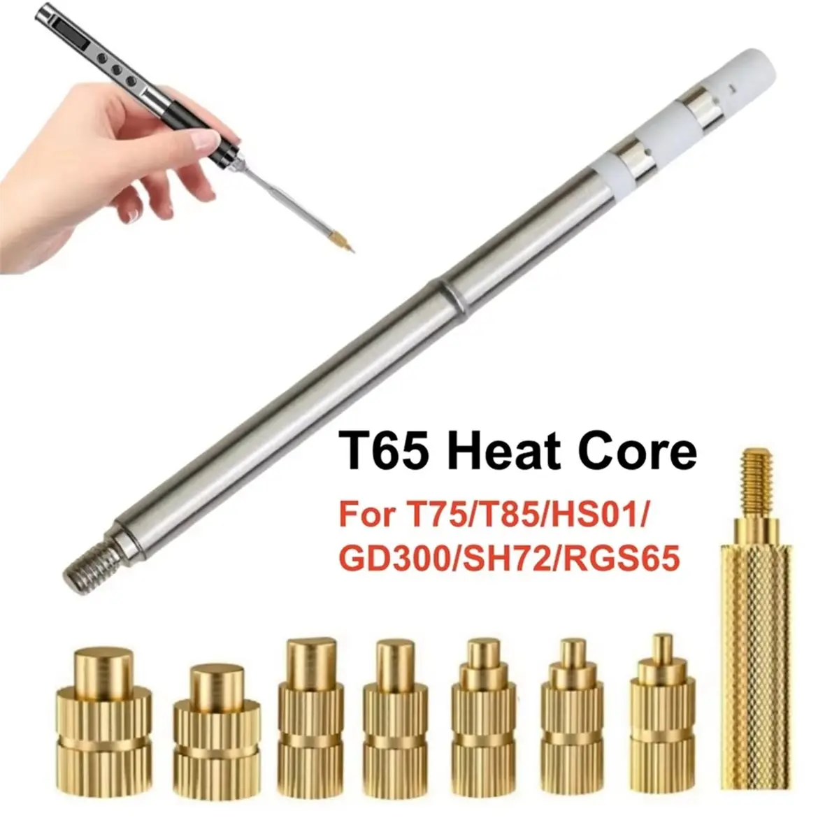 

Комплект вставок для гаек T65 для паяльников