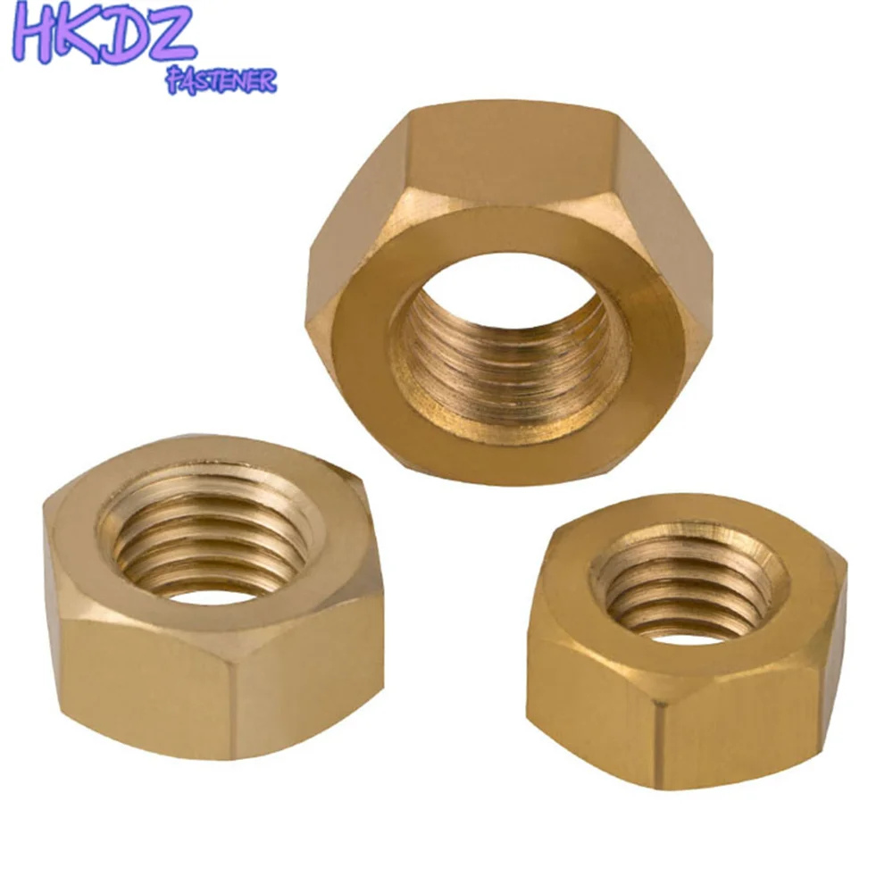 

1-50Pcs Hexagon Nuts Brass Hex Nuts M1.4 M1.6 M2 M2.5 M3 M4 M5 M6 M8 M10 M12 M14 M16 M18 M20 M22