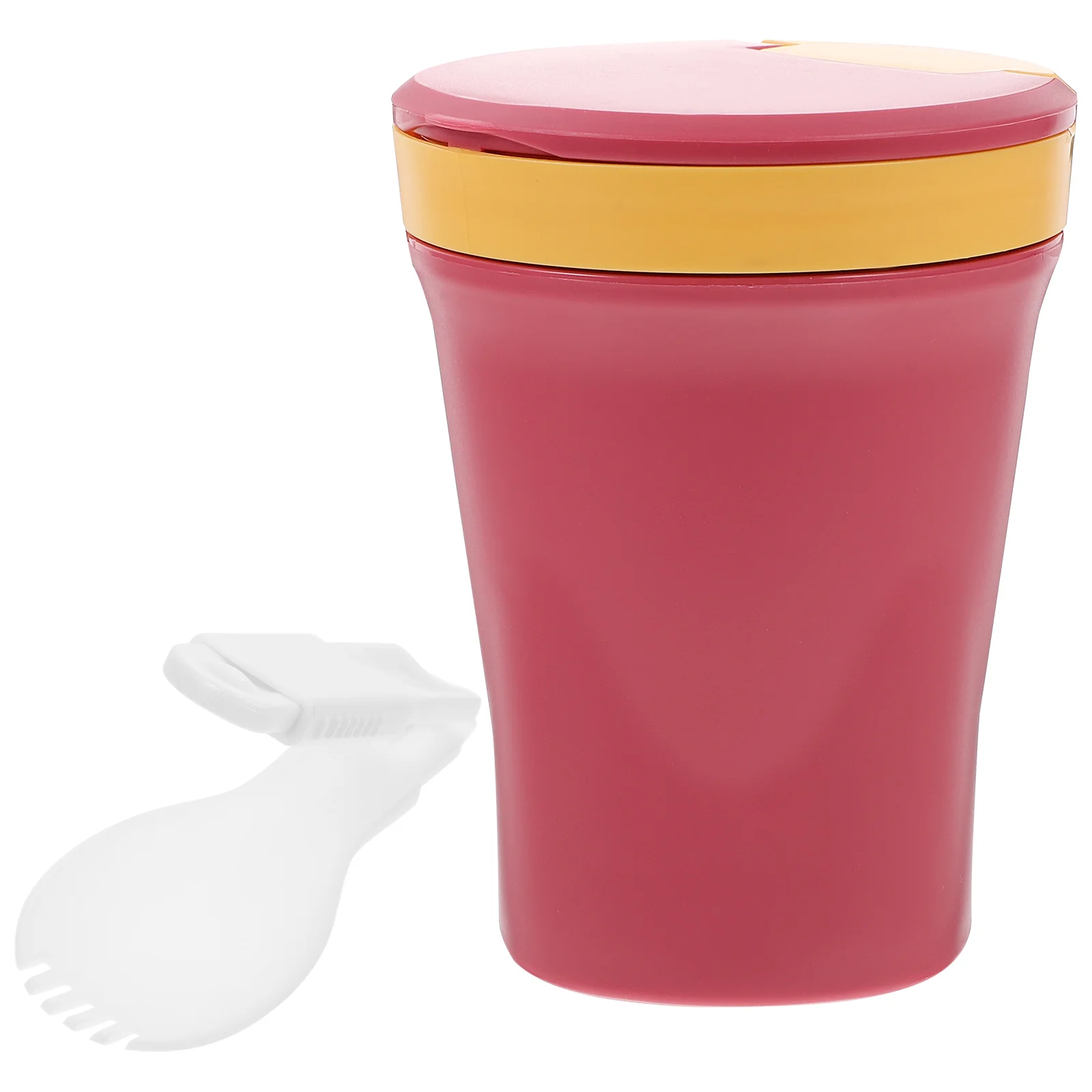 Контейнер для супа домашней чашки с ложкой крышкой кастрюли герметичной