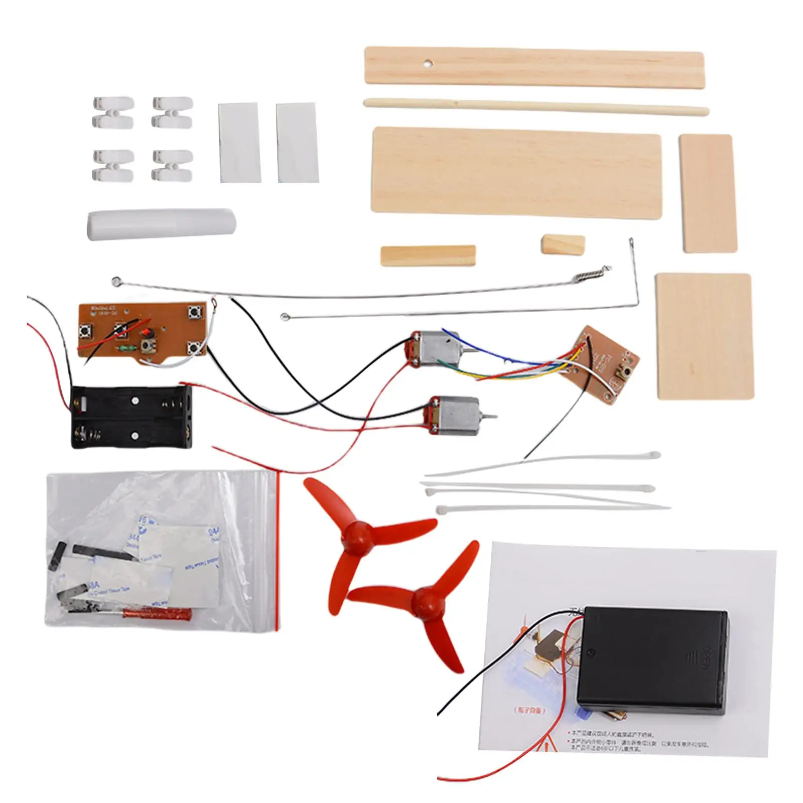 

DIY Manual RC Boat Assembly, Science Experiment Remote Control Boat Model, for
