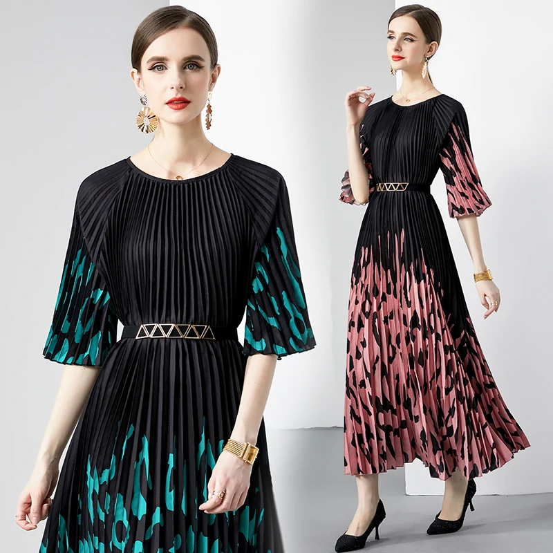 

Pleated Quality Super Hemlines Upscale Dress