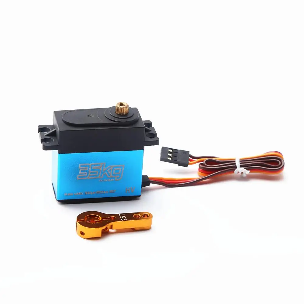 

1pcs Servo 35kg High Torque Coreless Servo Motor Digital Waterproof Ds3235 Servo For Robotic Diy Rc Car Modified Accessories