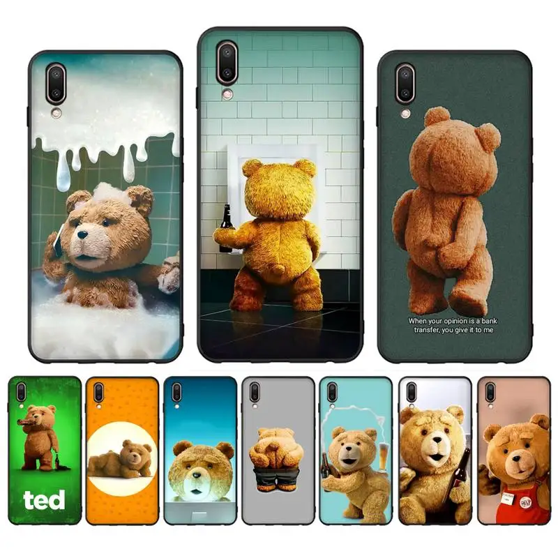 

Ted Bear Phone Case for Redmi 8 9 9A for Samsung J5 J6 Note9 for Huawei NOVA3E Mate20lite cover