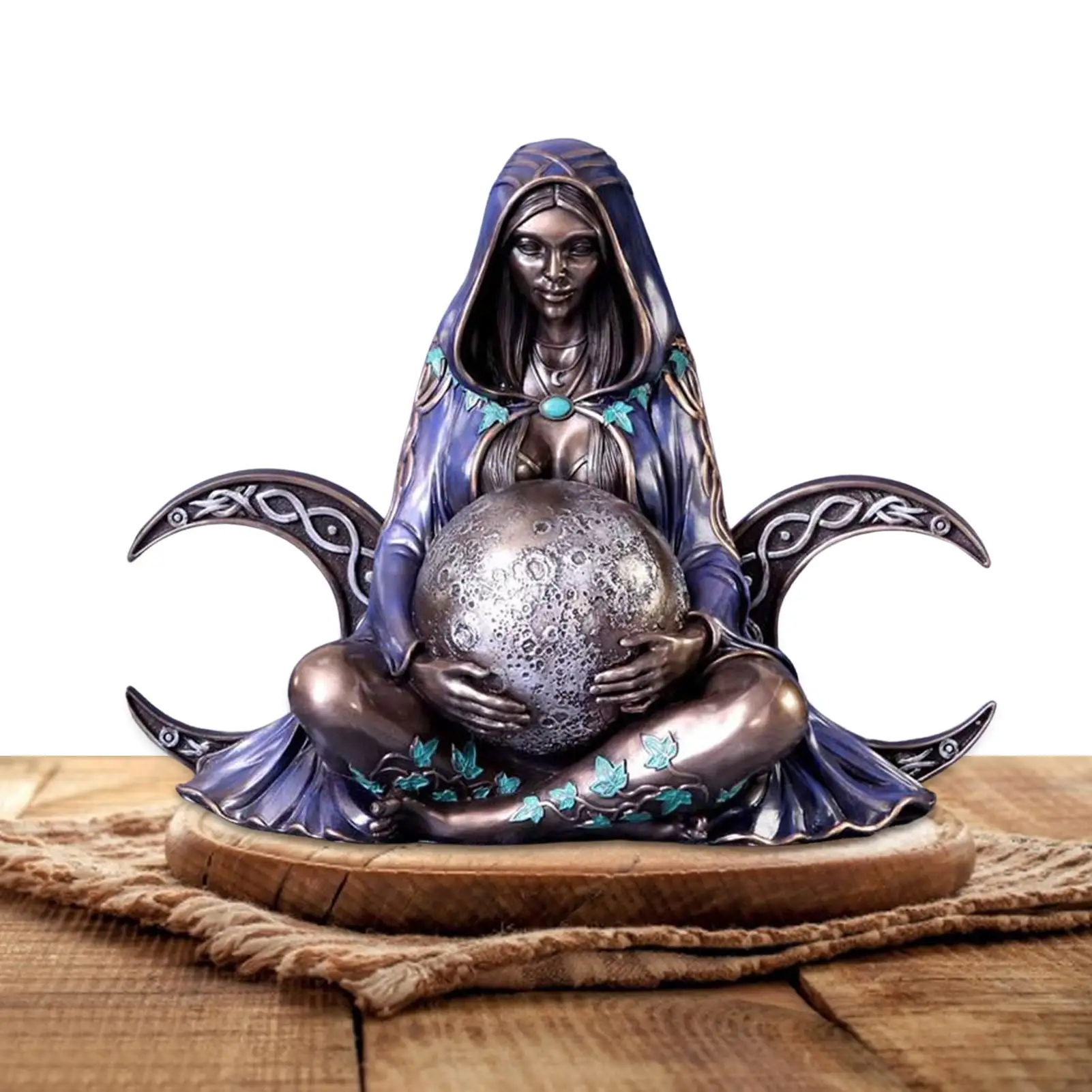 

Mother Earth Statue Millennial Gaia Statue Resin Crafts Sculpture Home Decoration Mother's Day Gift Ornament Earth Day Decor