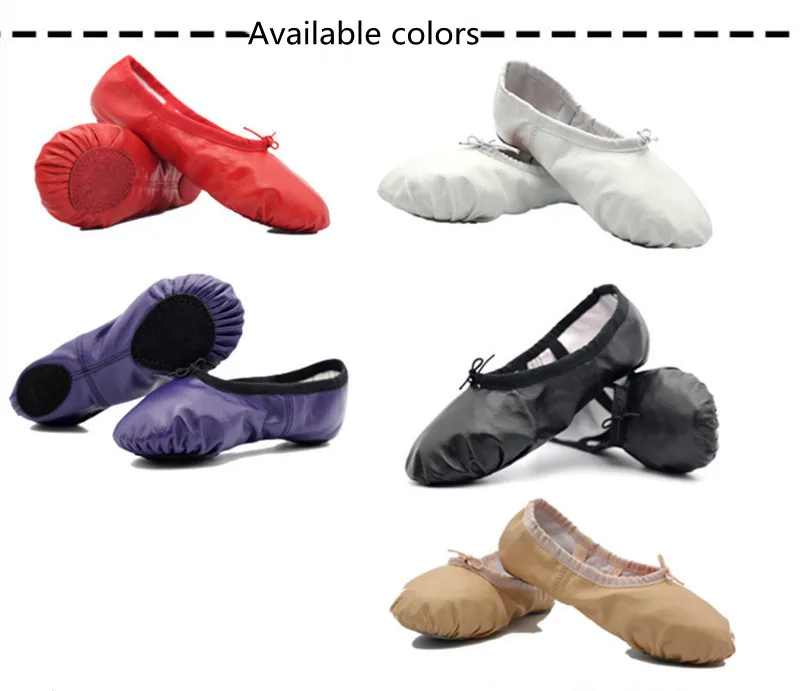 2022 New Leather Dance Soes Adult Soft Sole Children Practicing Yoga Cat Claw Ballet Shoes For Girls Women Pointe Shoes Ballet images - 6