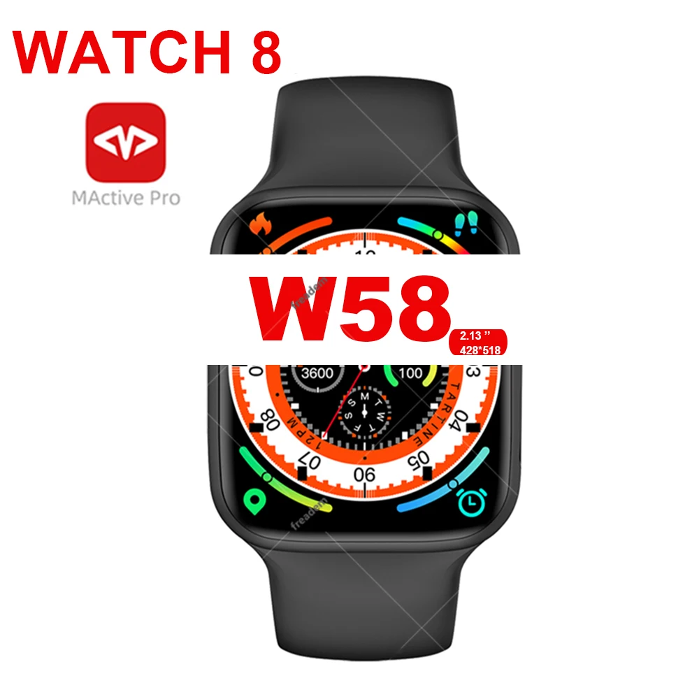 

Смарт-часы IWO 8 W58, 2,13 дюйма, Bluetooth, NFC