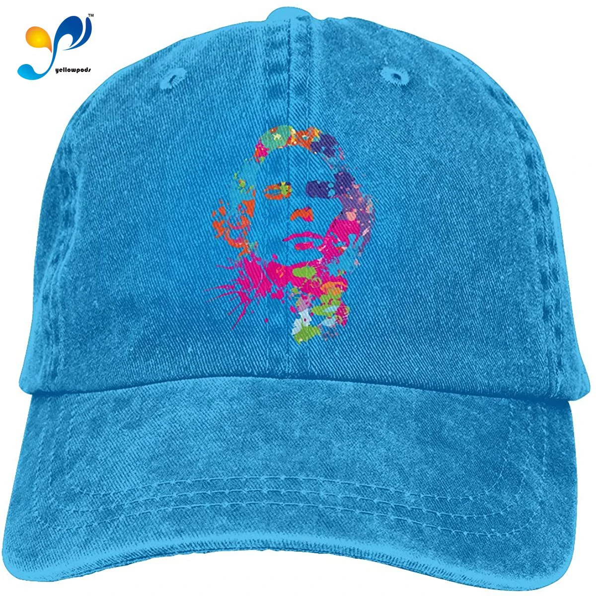 

Gerneric Rafael Nadal Colored Head Portrait Adjustable Unisex Hat Baseball Caps Natural