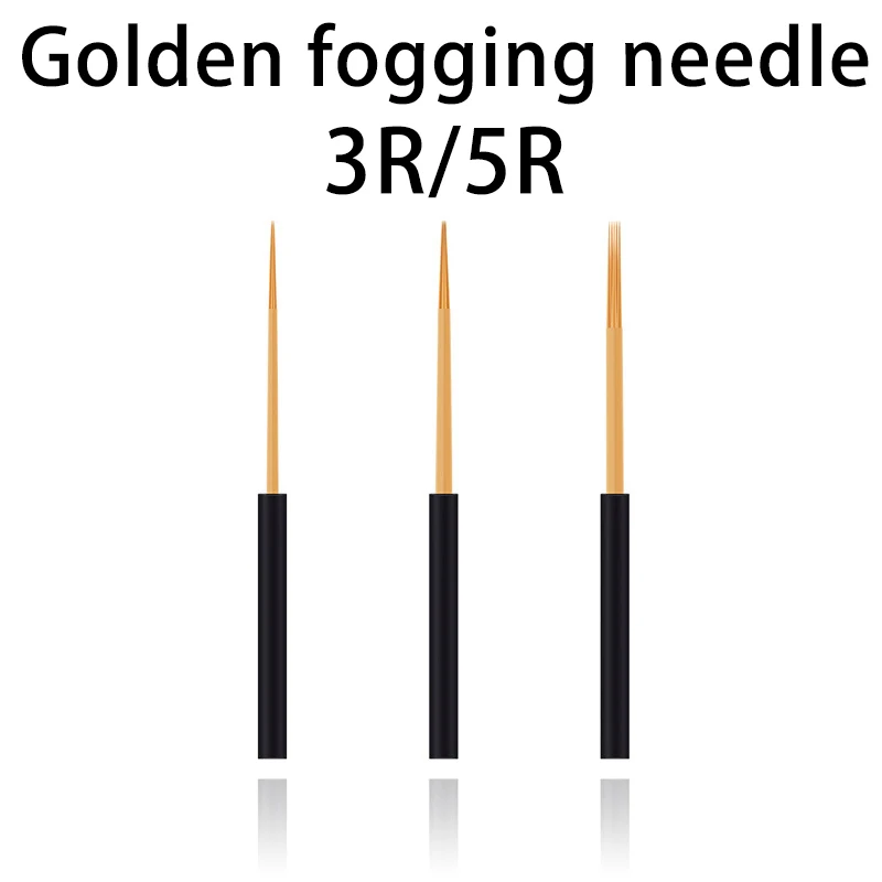 

10 шт., круглые иглы для татуажа бровей