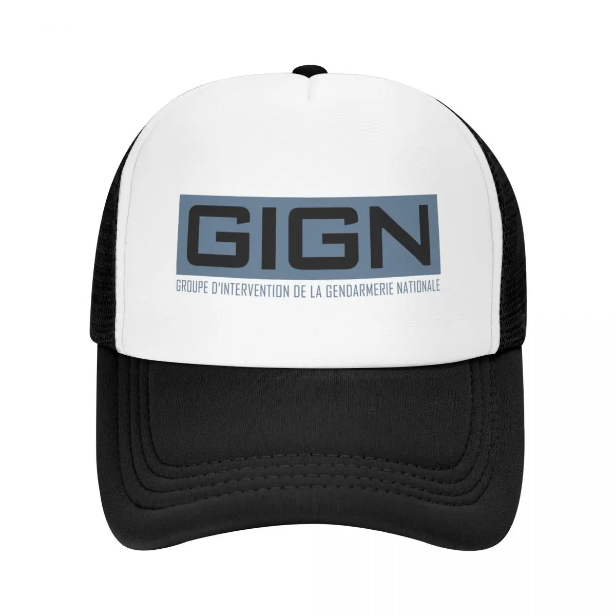 

Personalized France GIGN French Police Gendarmerie Baseball Cap Men Women Breathable Trucker Hat Sports Snapback Caps