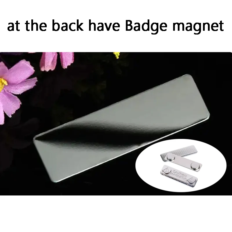 

Держатели бейджиков магнитные из нержавеющей стали 20 шт.