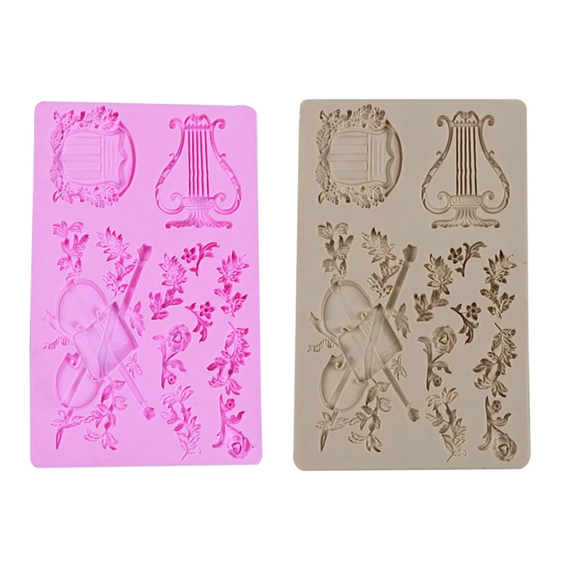 

European Relief Silicone Flexible Food Safe Mould Clay Resin Ceramics Candy
