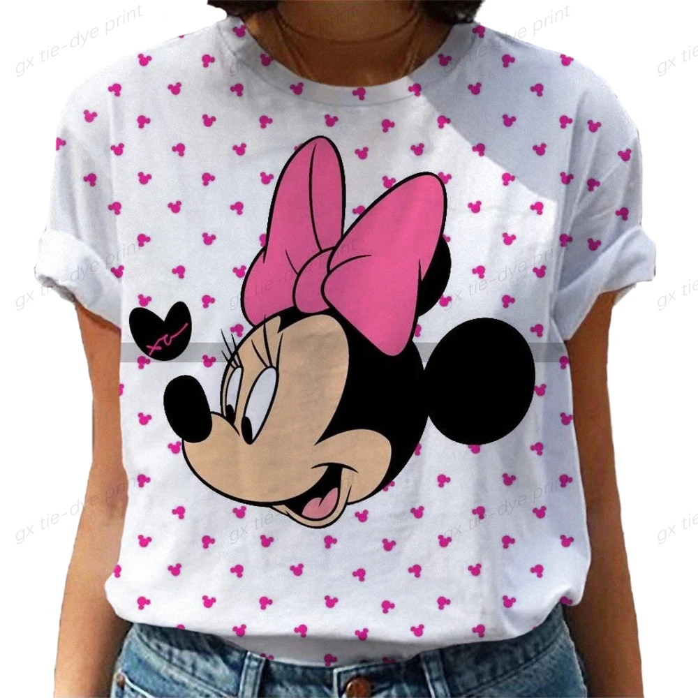 

Футболка женская летняя в горошек, с коротким рукавом