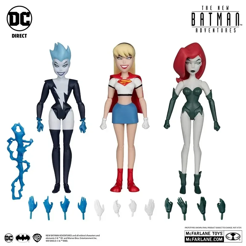 DC DIRECT - TNBA MULTIPACK POISON IVY & LIVE WIRE SUPERGIRL (GOLD LABEL) Action Figure Toys for Kids Gift Collectible Model