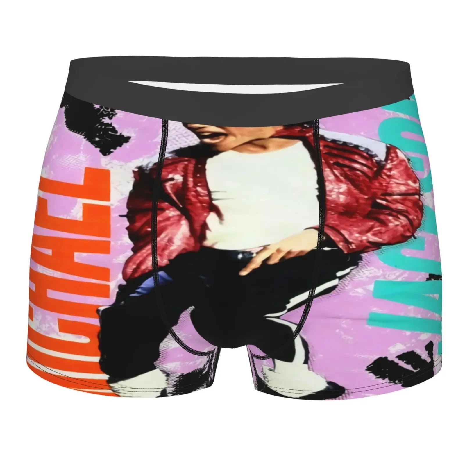 

Мужские трусы Майкла Джексона, длинные спортивные штаны с карманами, из полиэстера, s-образные