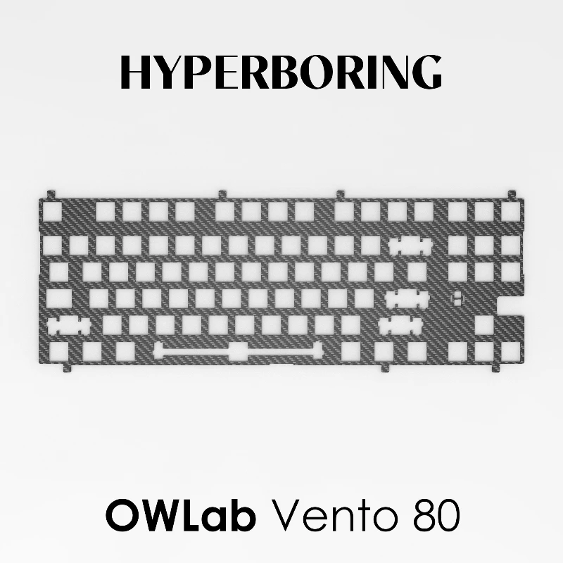 OWLab Vento 80 позиционирующая пластина индивидуальные механические клавиатуры