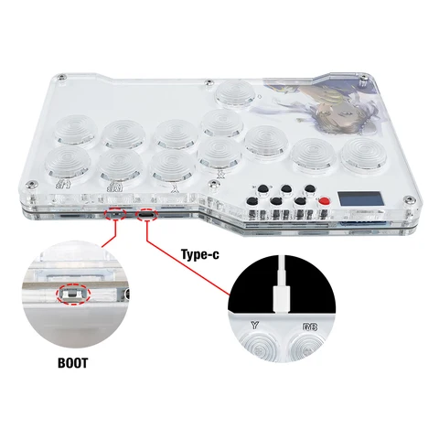 TicKnot Hitbox Arcade Joystick для PS4/PS3/ПК/NS