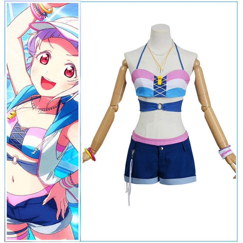 Lovelive Liella Arashi Chisato Косплей летний океан Серия сексуальный пляжный купальник