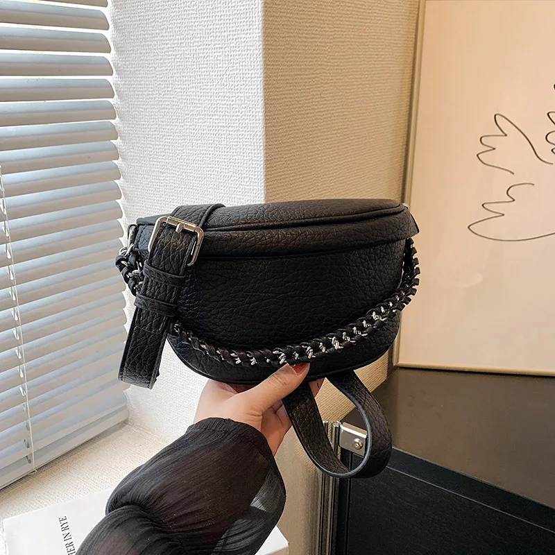 

Fashion Lady Messenger Bag Leisure Saddle Women's Bag 2023 New Shoulder Crossbody Bags For Women Pu Leather Mobile Phone Wallets