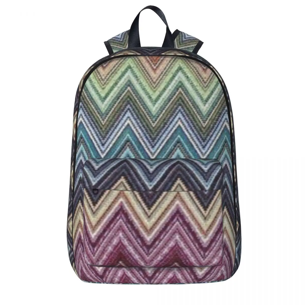 

Домашние зигзагообразные рюкзаки Missoni для мальчиков и девочек, сумка для книг, школьные ранцы для студентов, детские дорожные рюкзаки с муль...