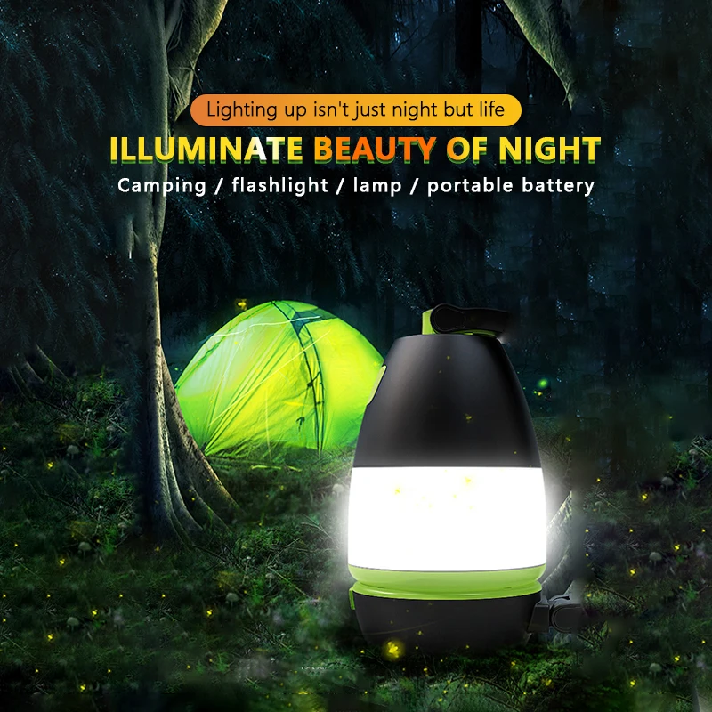

Portable Super Bright Led Work Light Rechargeable For Outdoor Strong Bightness LED Bulb Portable Lantern Tent Camping Hiking