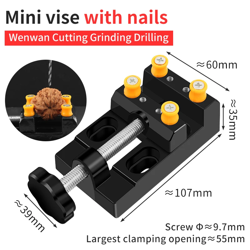 

Миниатюрные настольные тиски LUXIANZI, универсальный зажим для скамьи «сделай сам», фиксированный инструмент для ремонта, мелкие детали, фиксатор для ювелирных изделий