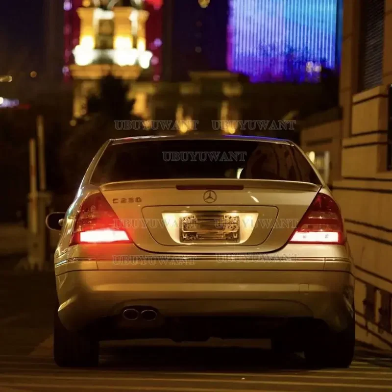 Спойлер на заднее крыло W203 из углеродного волокна/FRP для Mercedes-Benz C-class C180 C200 C260 C320 2001