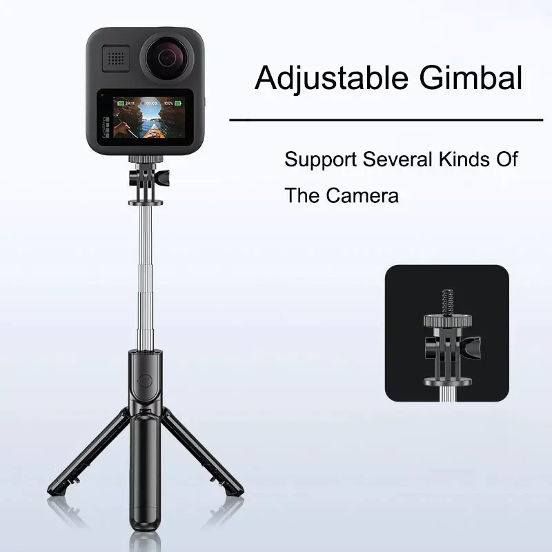 

2022 NEW Wireless Foldable Mini Selfie Tripod Extendable Monopod with fill light Monopod With Bluetooth Shutter Remote shutte