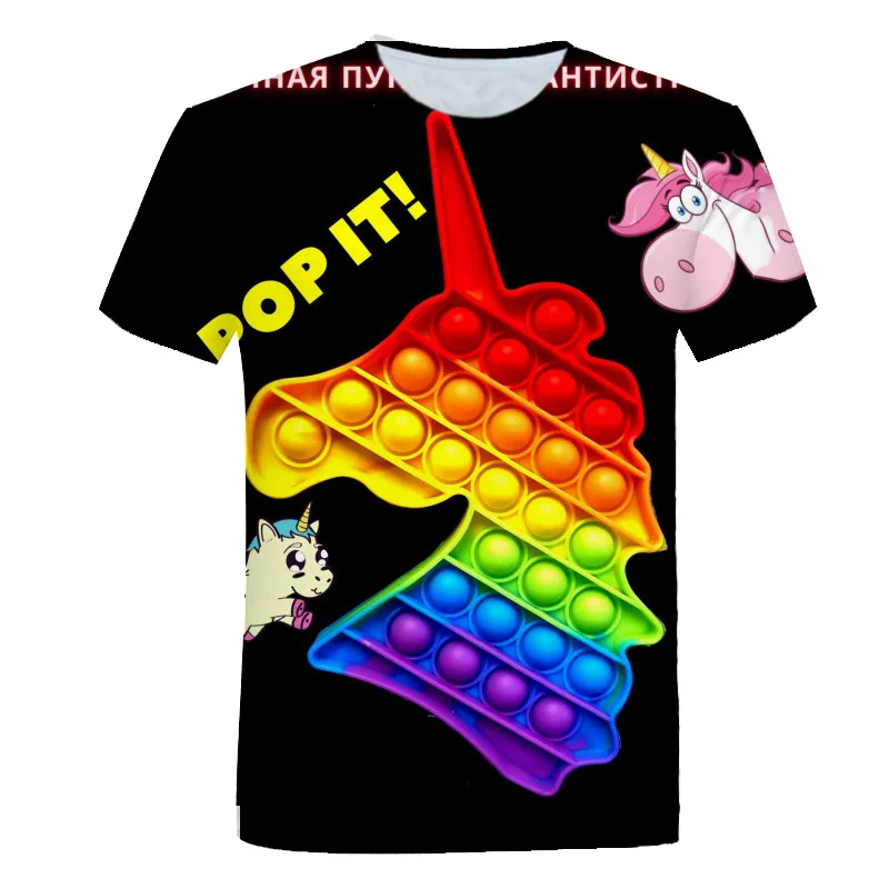 

New Family Game Cute Boys Girls t shirt Shiatsu Funny Pop T-Shrit Try It T Shirt 3d Print Unisex Kids Children Clothing