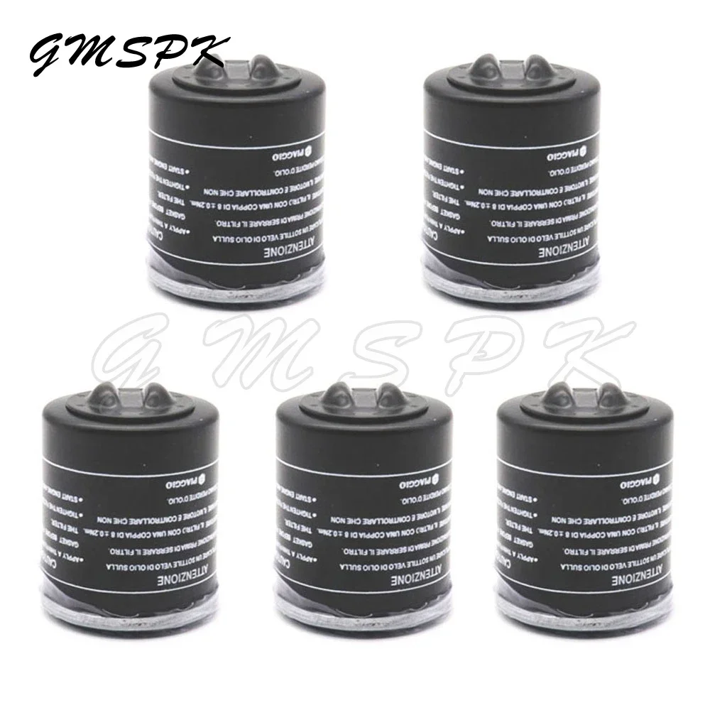 

Масляный фильтр мотоцикла 1/2/5 шт. подходит для Piaggio Vespa LX S ET4 GTS GTV 50 125 150 200 250 300 300i Vespa X7 X8 X9