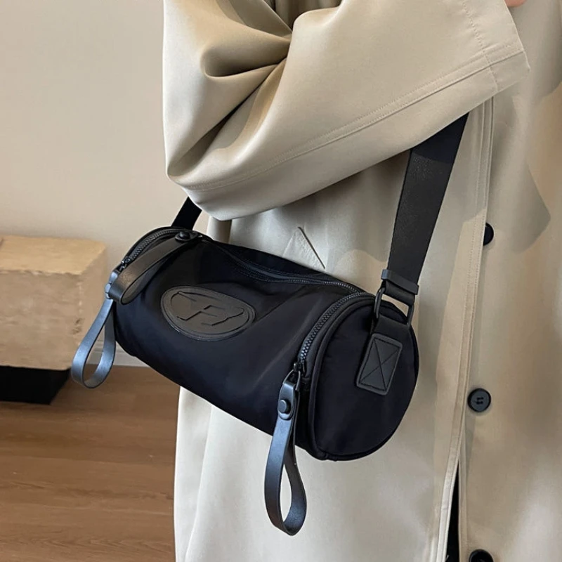 Повседневная нейлоновая тканевая сумка для женщин новая модная широкополосная