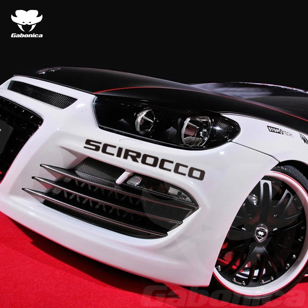 2 шт., светоотражающие наклейки для кузова автомобиля VW Volkswagen SCIROCCO GTI R 2 шт., светоотражающие наклейки для кузова автомобиля VW Volkswagen SCIROCCO GTI R