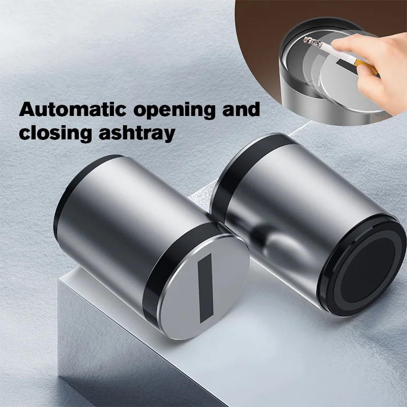 

Automatic Opening And Closing Ashtray Auto Accessories Intelligent Creativity Infrared Induction Car Desktop Lock Smoke Imitatio